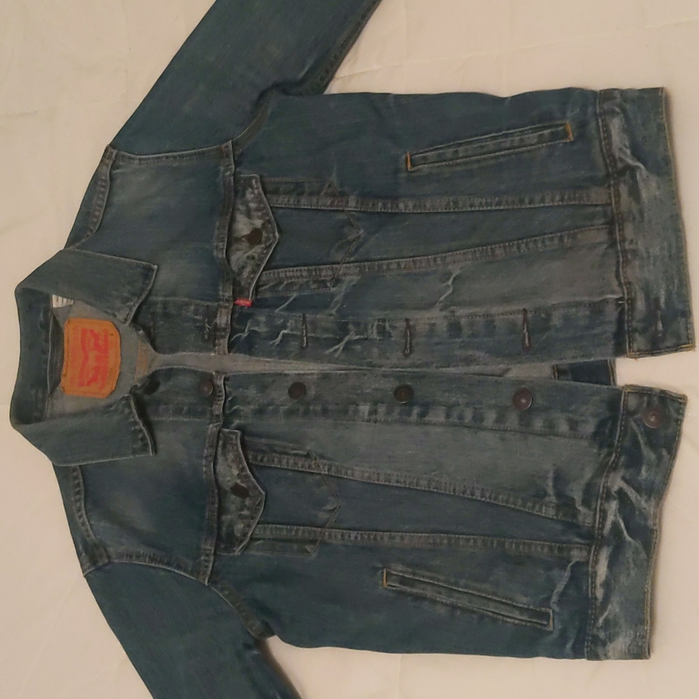 Levis Denim Trucker Jacket Medium Wash